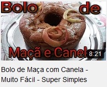 Bolo de Ma com Canela - Muito Fcil - Super Simples