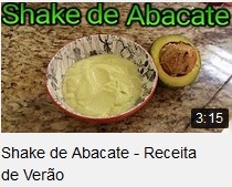 Shake de abacate - Receita de vero