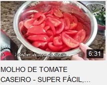 Molho de Tomate Caseiro  Super Fcil, #Sade