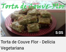 Torta de Couve Flor - Delcia Vegetariana