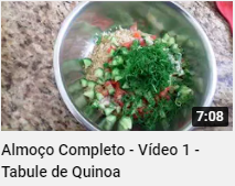 Tabule de Quinoa - Almoo Completo  vdeo 1